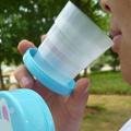 Portable Folding Collapsible Magic Cup Folding Glass | Folding Magic Cup For Kids | Cartoon Printed Plastic Foldable Magic Cup For Boys & Girls. 