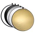 5 in 1 Collapsible Round 60cm Camera Lighting Photo Disc Reflector Diffuser Kit. 