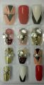 3d Nails , Nagina Nails, Diamond Nails, Design Nails, 12 Pieces Stick On Nails, Wedding Nails, Artificial Nails for Girls, 3d Diamond Nails, Designers Nails, Bridal Nails, Nails for Bride, Party wear Nails, Stick On Nails. 