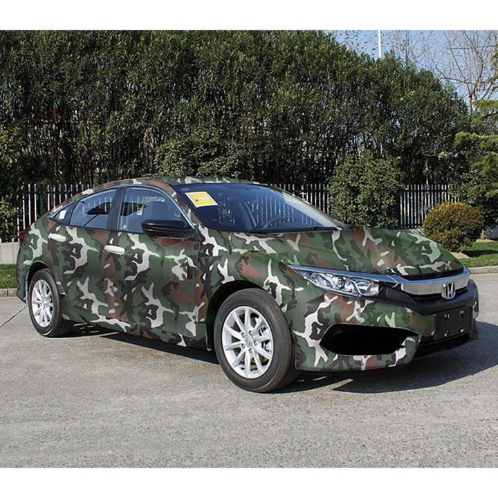 Camouflage Vinyl PVC Car Styling 20cm*152cm Digital Woodland Green Desert Camo Car Wrap Film Car Stickers D Type