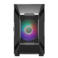 1stPlayer D3-A (White / Black) DK series Micro ATX Case, With 2 Fans. 