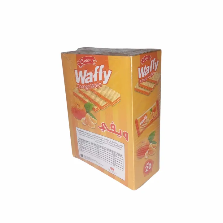 Aamrite Canny Waffy Orange Cream Wafer Biscuits – Crispy Crunchy Orange ...