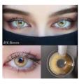New Pair of Eye Contact Lenses Hazel soft + Free kit case and water - Fresh color for 5 to 6 time Use,disposible lenses, lense, eye lense, color lense , eye lenses for girls. 