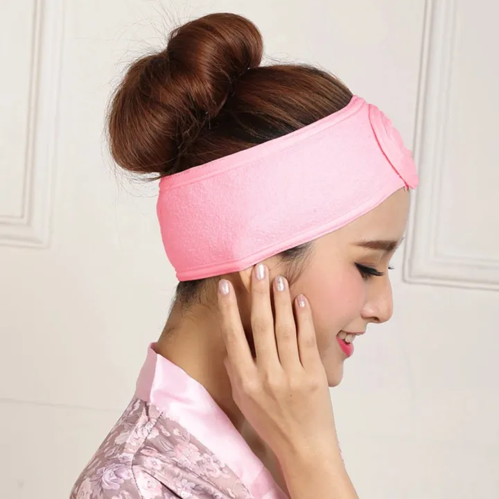 Headband%20accessories%20bath%20makeup%20hair%20wrap%20towelings%20headband%20salon%20spa%20face%20beauty%20washing%20tools%20adjustable%20elastic%20stretch%20Pack%20of%202%20-%20Image%205