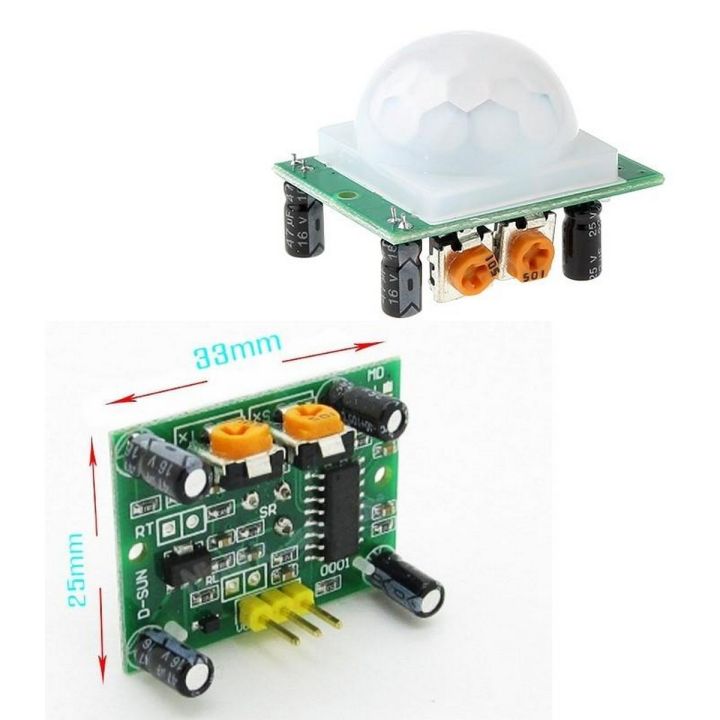 Pyroelectric Infrared PIR Motion Sensor Detector Module