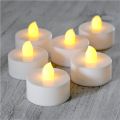 Pack of 3 Mini LED Tea Light Candle Battery Operated LED Flame less Candles. 