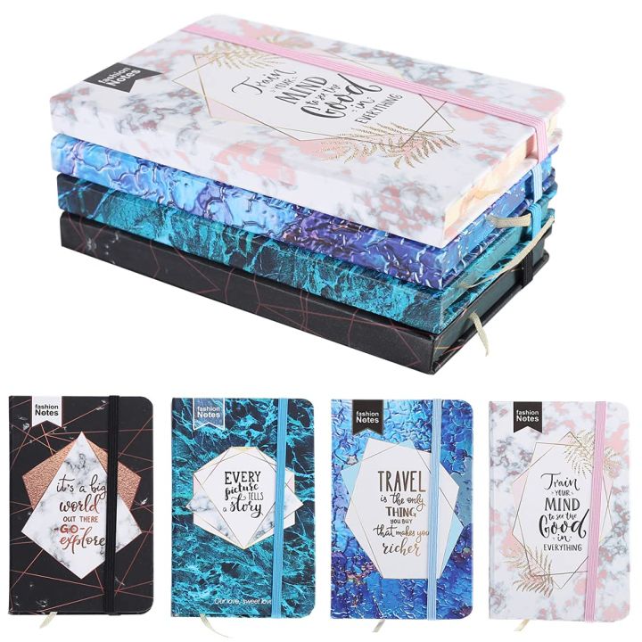 Classic A5 Notebook with Elastic Band | Notebook Diary for Office ...