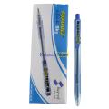 Piano Click Sky Ball Point Pen - Pack of 10 Ballpoint Pens - Blue, Black, Green & Red Ink Color. 