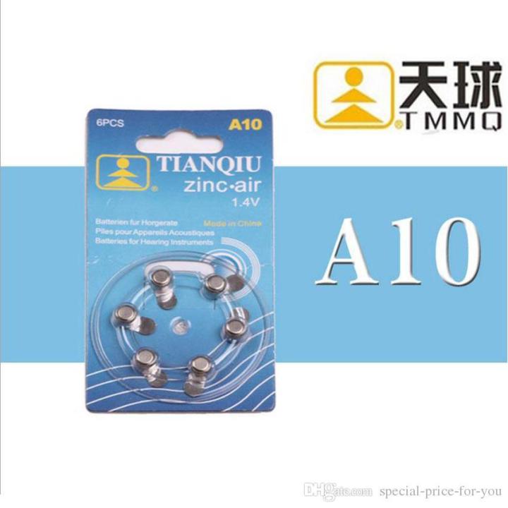 a10%20hearing%20aid%20battery%20pr70%201.4v%20zinc%20air%20button%20cell%20battery%20A10%20-%20Image%202