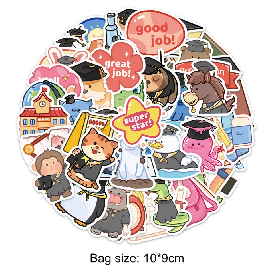 Suitcase Sticker Rich Patterns Luggage Car Laptop Stickers