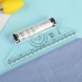Plastic Measuring Rolling Ruler Drawing Roller Ruler Parallel Ruler Multifunctional Drawing Design Ruler For Drafting H8WD. 