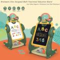 Dino Drawing Board ,Magnetic Dinosaur Colored Graffiti Erasable Stand Children’s Drawing Board , Children's Magnetic Drawing Board Magnetic Writing Board Colorful Doodles Home Erasable Stand Type Drawing Great Gift for Kids. 