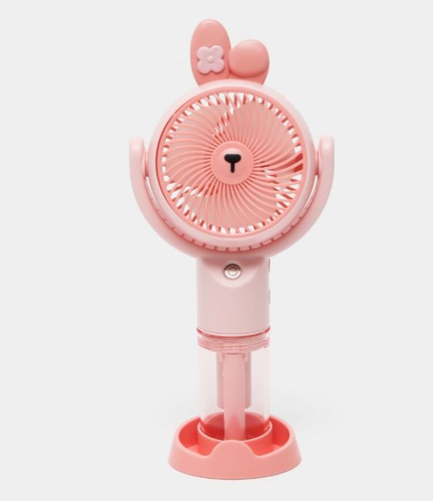 Mini Fan - Portable USB Rechargeable mini fan & Handheld Electric Fan for Students, girls and Office  | Mini Fan Quiet Operation Portable Energy-saving Lightweight USB Rechargeable Plastic Handheld Fan Multi-purpose Pocket Fan - 1 Pc