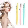 3 Colors Stainless Steel Facial Eyebrow Lip Razor Trimmer Blade Shaver Hair Remover Portable Shaver Facial Razor Makeup Tools. 