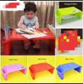 Study And Drawing Table For Kids Children Portable Multipurpose Plastic Table for Kids and Adult 2 in 1 Study Mini Drawing ,Computer and Laptop Table Desk With Storage Box. 