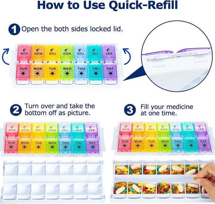 Eono%20Pill%20Box%207%20Days%20in%20German%20Pill%20Box%207%20Compartments%202%20Compartments%20Easy%20to%20Open%20German%2014%20Compartments%20-%20Image%204