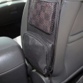 Car Accessories Car Seat Side Pocket Hanging Bag Storage Mesh Pocket Organizer Holder 1 Pc - Black. 