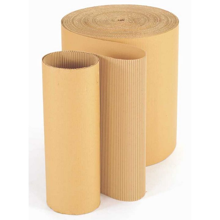 20 Inch Wide 5 Feet Length Cardboard Paper Wrap Corrugated Paper Packing Roll Reel High Quality