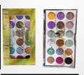 J J Model 18 Colors Sequins Glitter Powder High Gloss Pearly Eye shadow Palettee. 