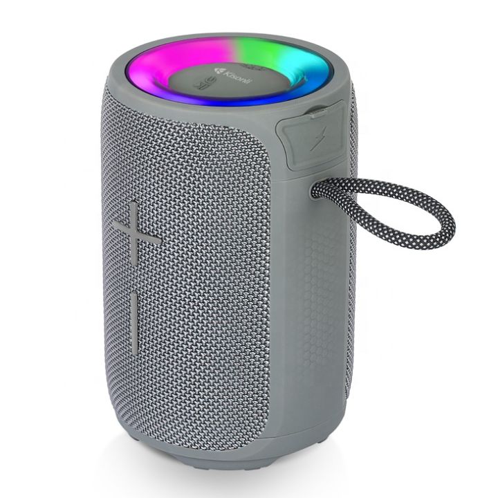 KISONLI Q23 12W BT SUPER BASS WIRELESS BLUETOOTH SPEAKER WITH RGB LIGHT ...