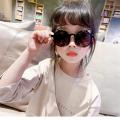 【hot】 Kids Sunglasses Summer Girl Boys Cute Cartoon Cat Ears Ultraviolet-Proof Round Convenience Glasses Eyewear Shades Goggles. 