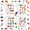 400+ designs World Flag stickers High-quality sticker 5cm countryFlag stickers Bulk Vinyl country map stickers for Scrapbooking. 
