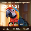 Magcubic HY310 Andriod projector - with 5000+ tv channels-   Auto Focus 4K Native 1080P 330ANSI Android11 5W Speaker Air Mouse Voice Assistant. 