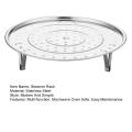Food Steamer Basket with Removable Stand Versatile Stainless Steel Steamer Rack for Cooking Vegetables Dumplings Fish Stackable V-shaped Stand Kitchen Tool for Cuisine. 