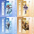Genshin Impact Towels Anime Shenhe Yae Miko Zhongli Cartoon Bath Towel 35*75 CM. 