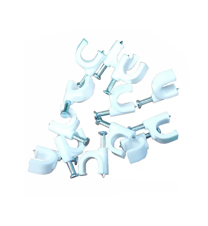 DreamsMart Pack of 20pcs 8mm Clips 22mm Taiwan Steel Nail HQ PVC Flat ...