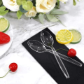 Disposable Transparent Plastic Spoon, (Pack Of 100), Disposable Cutlery, Disposable Plastic Spoons Pack of 100. 