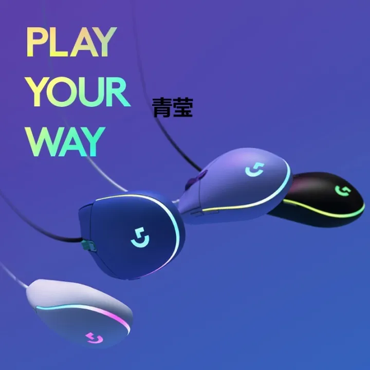 Logitech%20102%20Gaming%20Mouse%20Wired%20RB%20Streamer%20Wireless%20Chicken-Eating%20Pressure%20Gun%20E-Sports%20304%20Office%20Notebook%20Green%20Claw%20-%20Image%202