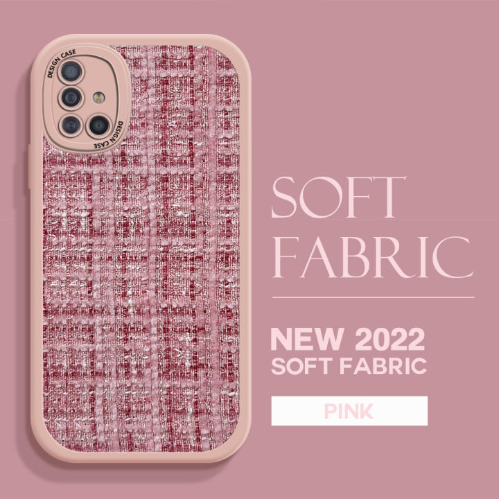 AMORVOR for Samsung Galaxy A51 Back Cover for Girls Fabric