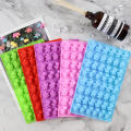 19.3*11.9*0.8cm Silicone Chocolate Mold Durable Chocolate 48 Cavity Dinosaur Silicone Mold Silicone Mold Candy Mold for Kitchen Home Cake Decorating Baking tools Chocolate mold Silicone tray candy. 