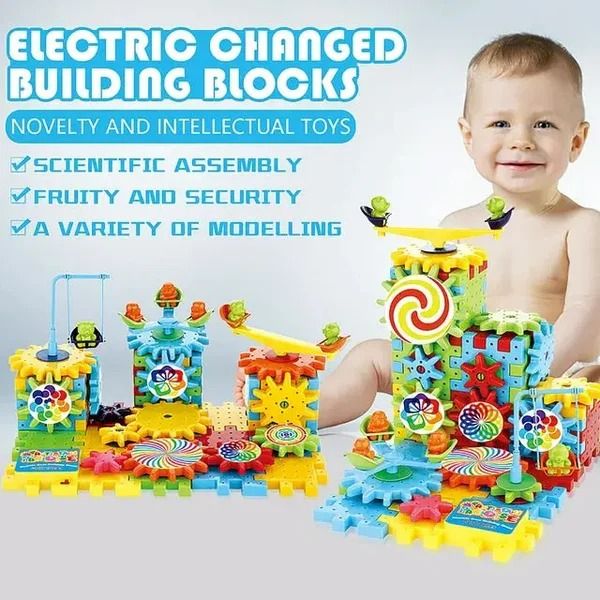83%20Pcs%20Electric%20Building%20Block%20Gear%20Toy%20Set%20DIY%20Plastic%20Brick%20Toys%20Colourful%20Building%20Block%20Large%20Particle%20Electric%20Gear%20Rotating%20Assembly%20Block%20Children%20Early%20Education%20Puzzle%20Fun%20Learning%20Blocks%20-%20Image%204
