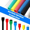 1M/Roll Heat Shrink Tube Sleeve- For Apple iPhone 6 7 8 X XR iPhone 13 12Pro iPad Cable Protector -USB Charger Cord Wrap 6mm. 