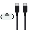 Type C to C Cable for Samsung USB Cable Original Like | Data Sync Cable | Rapid Quick Dash Fast Charging Cable | Charger Cable | Type-C to USB-C Cable (3.5 Ampere, 1 Meter/3.3 Feet, C TO C BLACK). 