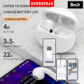【Saiji】pro 6 wireless earphone True Blue tooth Gaming Headset Low Latency Music Touch Control Stereo Earbuds 5.3 TWS Mini Earphone. 