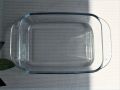 Tanoori Oven Dish Transparent Baking Dishes Clear Glass Shatter Proof Dish. 