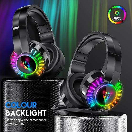 GAMING HEADPHONES RGB  WITH BUILT IN MIC
