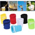 【KuaKe Mall】Effen Polsband Met Ritsvak Sport Yoga Running Armband Ademend Gym Polssteun Fietsen. 