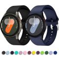 Silicone Curved Watch Band Strap Samsung Galaxy Watch 4 Watch 5 Watch 6 Classic 42mm 46mm and Galaxy Watch 4 Watch 5 Watch 6 44mm 40mm. 