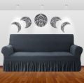 7 seater turkish style king size sofa cover-Turkish Style Sofa cover - Frill sofa cover-7 seater - jersey fabric , Dust Resistant fabric , Washable. 