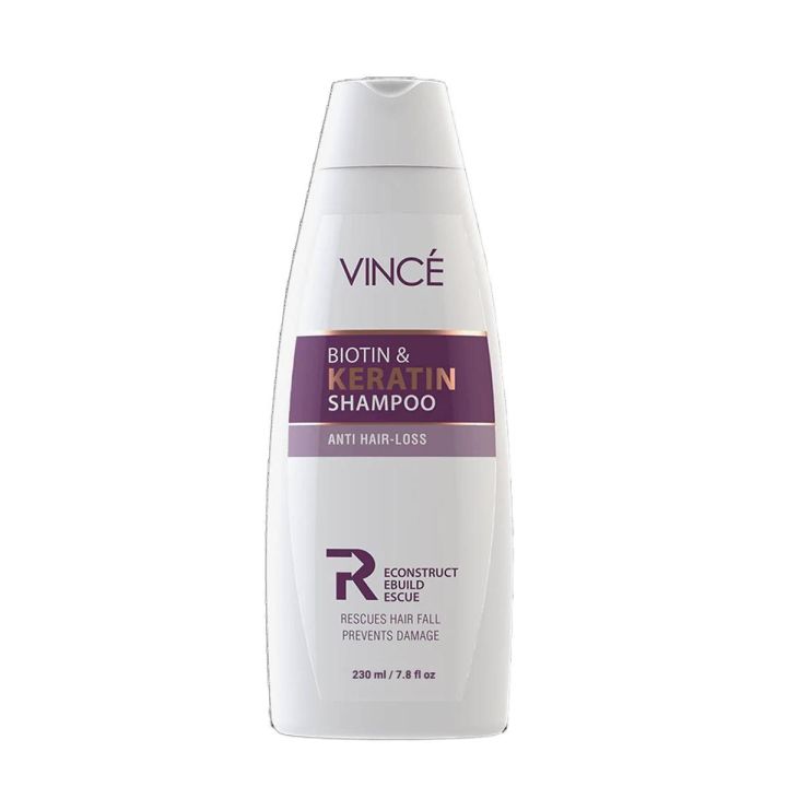 Biotin & Keratin Shampoo For Make Hair Shining , Strong & Anti Hair Loss -230ml-