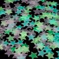 100PC Kids Bedroom Fluorescent Glow In The Dark Stars Glow Wall Stickers Stars Luminous luminous glow sticker. 
