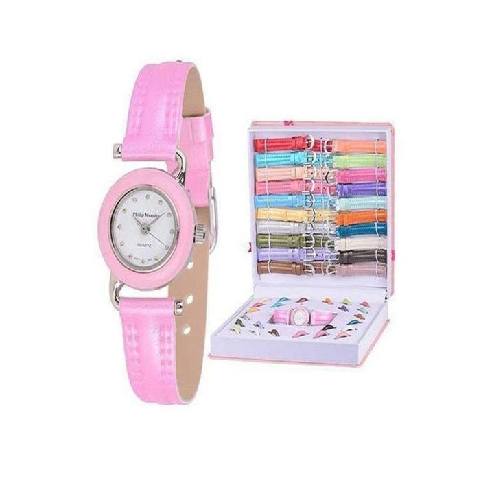 Interchangeable Watch Gift Set In Box For Girls - 6 11 16 21 Dial & Strap