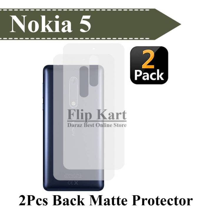 2Pcs Nokia 5 Back Matte Protector Soft Skin Sheet Soft Film Protector For Nokia 5