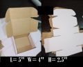 Shipping Boxes Size 5 * 4 * 2.5 Inch Pack of 10 & 20 Box - Packing Material. 