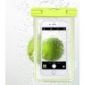 Waterproof Bag Case Cover Apple iPhone 6S Plus - Universal Size - Clear Green. 