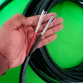 7/64 Double Core Silver Wapda Cable - 7/64 2 Core Wire Silver Wapda Cable. 